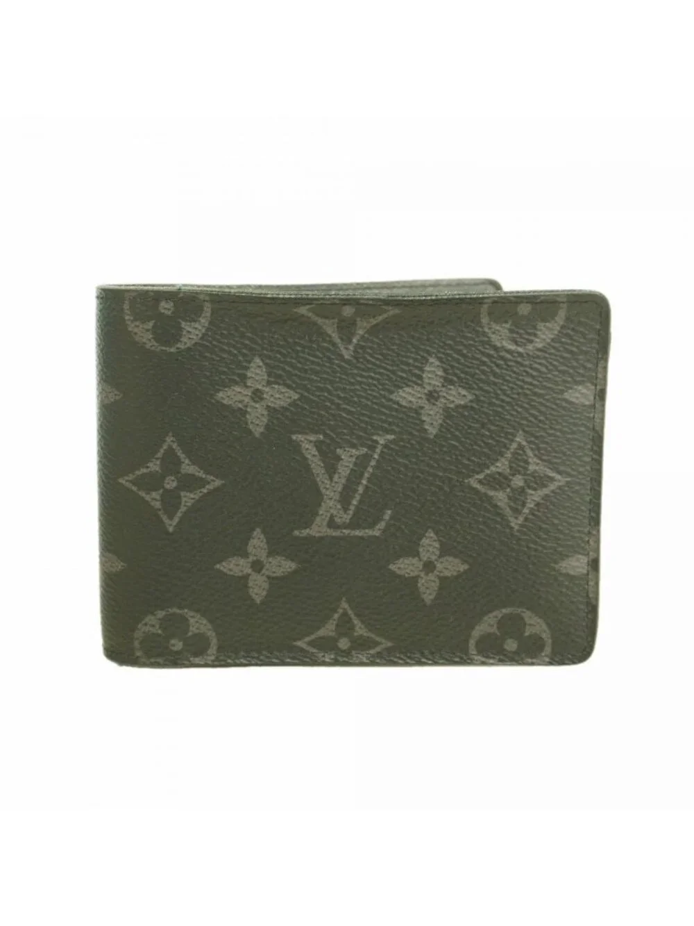 Louis Vuitton Billfold Monogram Eclipse Portefeuille Multiple Black Wallet